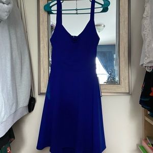 Electric blue dress